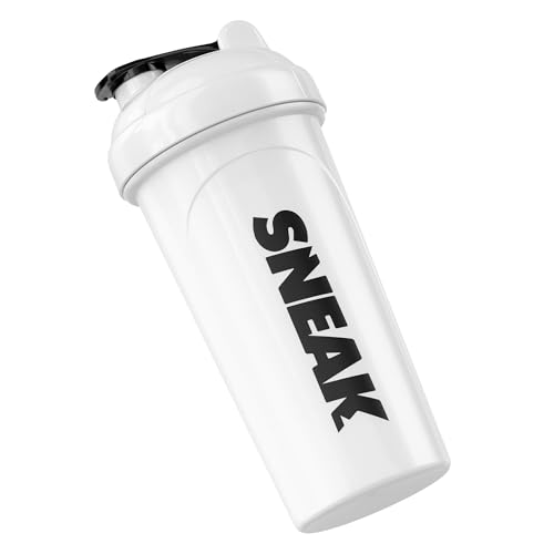 SNEAK | OG Shaker | Powdered Energy Drink Shaker, Easy to Wash, Measurements Down the Side for Easy Mixing, 700ml