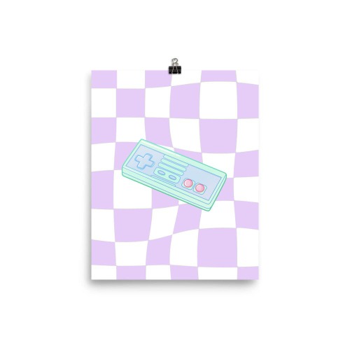 NES Controller| Poster | Retro Gaming - 8″×10″