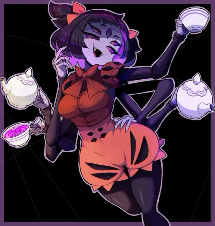 1/3 Muffet Cosplay Undertale 🕷️