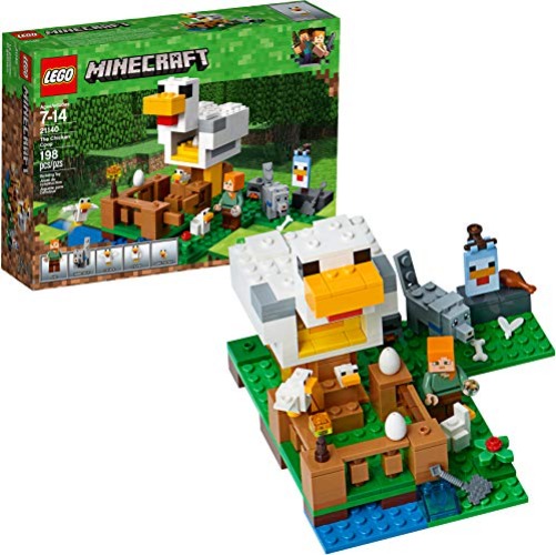LEGO Minecraft The Chicken Coop 21140 Building Kit , 84 months to 168 months(198 Pieces)