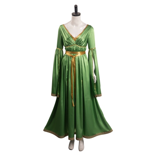 Princess Leia Green Dress Cosplay