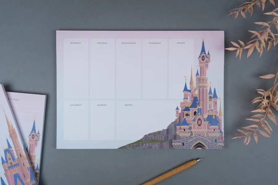 Sleeping Beauty A4 Weekly Planner Notepad | Disneyland Paris