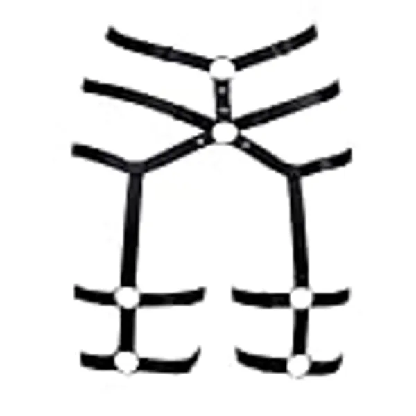 Garter Leg Belt Harness Leg Rave Thigh Garter Harness Strappy Garter Belt for Women