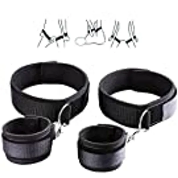 Thigh Wrist Cuffs Restraints Handcuffs BDSM Sex Toys for Women Leg Straps Tie Set Bondage for Couples SM Games