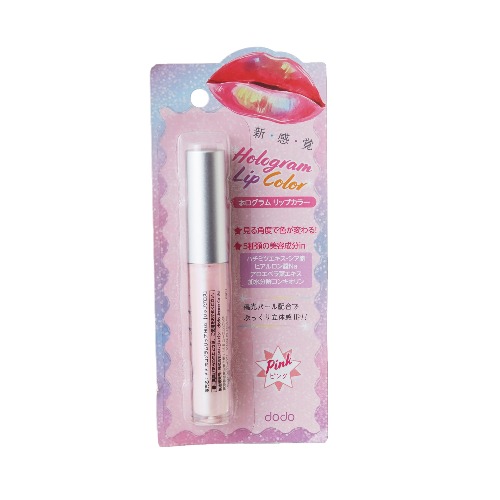dodo Hologram Lip Gloss - Pink