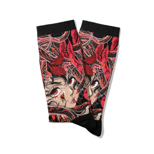 Medusa - Socks - Black