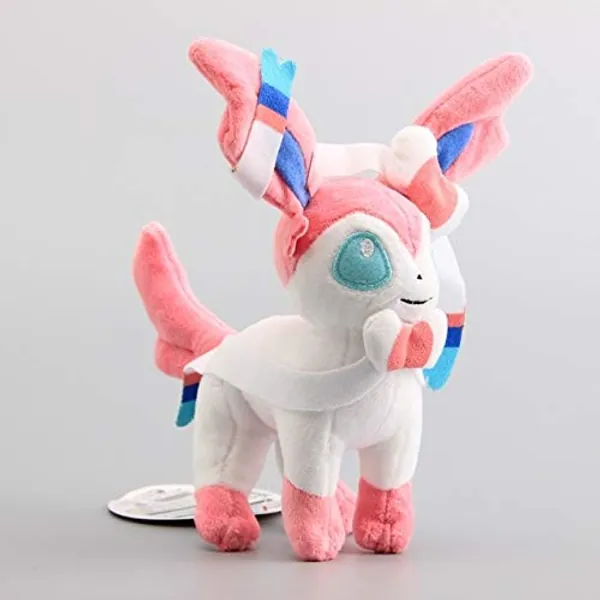 Plush Toy Standing Plush Toys Sylveon Umbreon Eevee Espeon Vaporeon Flareon Stuffed Animal Soft Dolls Kids Gift 9 Style 8" 20 cm Sylveon - Sylveon
