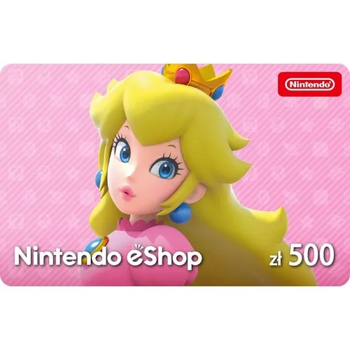 Kod aktywacyjny Nintendo eShop 500 zł