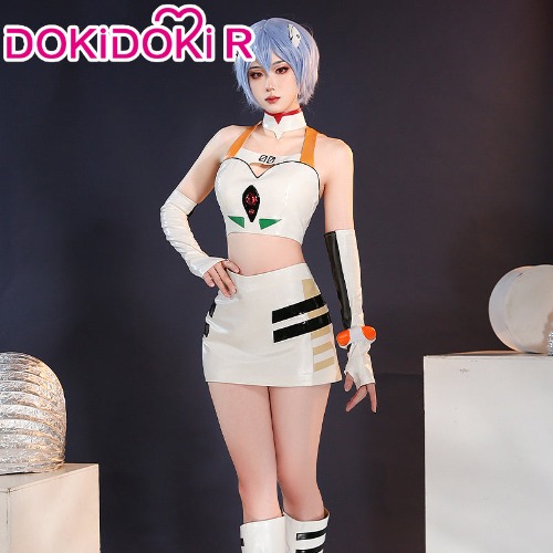 DokiDoki-R EVA Cosplay Ayanami Rei Costume Racing