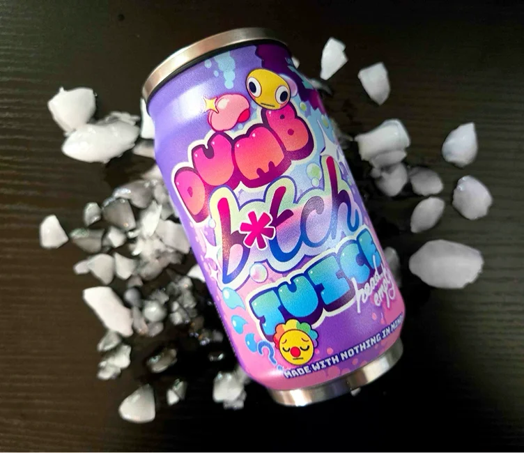 Dumb B*tch Juice Steel Tumbler Water Bottle - TORI.PNG