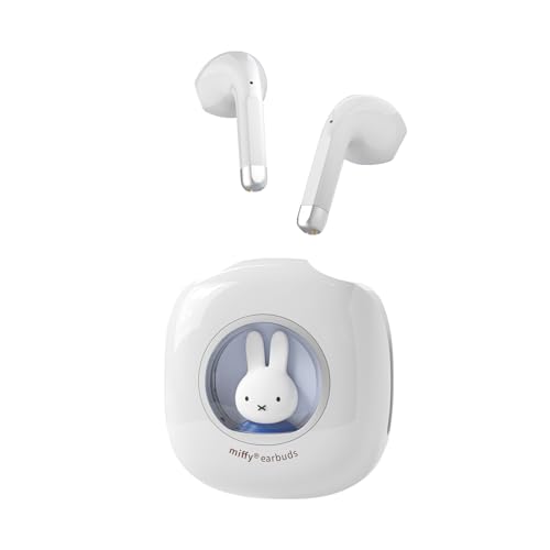 Miffy Bluetooth Wireless Earbuds Headset (Bule)，IPX5 Waterproof Ear Buds Headphones - Bule