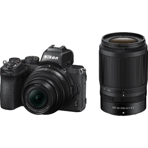 Nikon Z 50 Mirrorless Camera with Nikkor Z 16-50mm/50-250mm Twin Lens Kit | Default Title