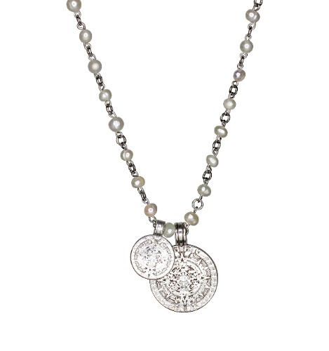 Pearl Coins Necklace