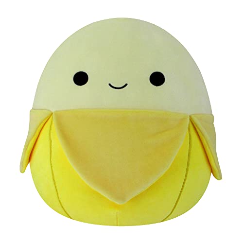 Squishmallows 14-Inch Junie Yellow Banana - Large Ultrasoft Official Kelly Toy Plush - Yellow Banana