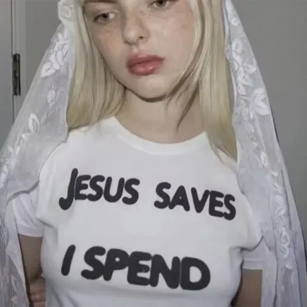 Jesus Saves I Spend Baby Tee