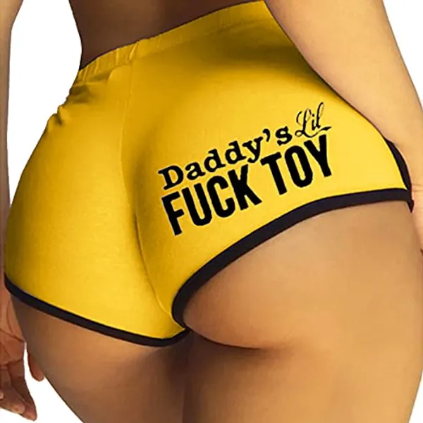 Women Regular & Plus Size Yoga Booty Shorts Sexy Printed Sports Hot Pants Briefs