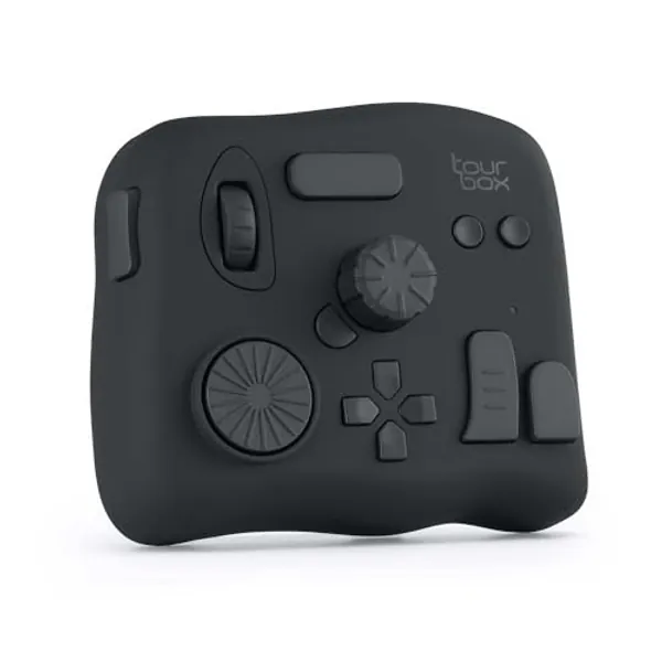 TourBox NEO, Custom Controller for Photo Video Editing, Color Grading, Ilustration, Mac/Windows, Adobe Photoshop Lightroom Premiere Illustrator DaVinci Resolve After Effects Final Cut Pro Keyboard