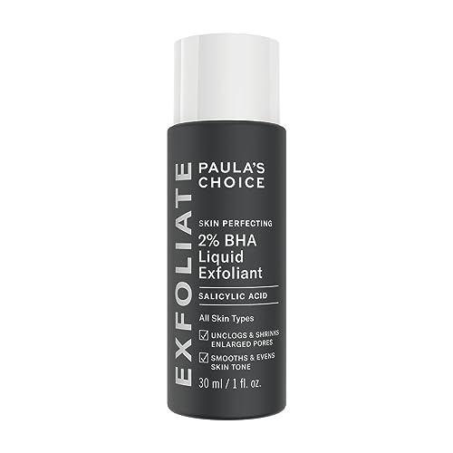 Paula's Choice SKIN PERFECTING 2% BHA Liquid Peeling - Gesicht Exfoliant mit Salicylsäure gegen Mitesser, Pickel & Unreine Haut - Poren Verkleinern - Mischhaut, Fettige & Akne Haut - 30 ml - 30 ml (1er Pack)