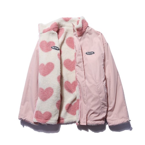 Reversible Lovecore Jacket - Pink / XXXL