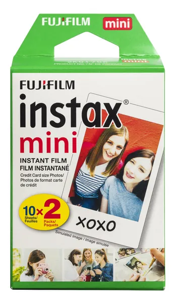 Fujifilm Instax Mini Instant Film Twin Pack (White) - 20 Film Pack Standard Film Packs