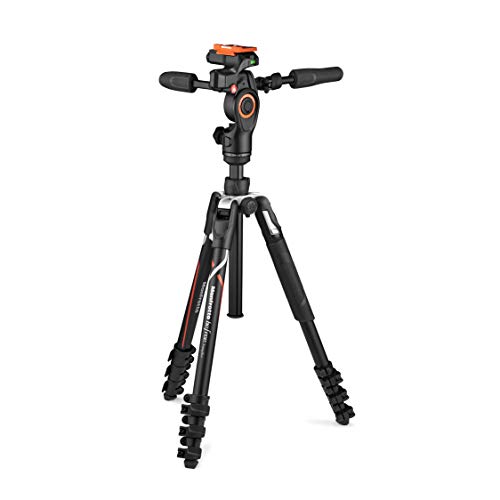 Manfrotto Befree Live Advanced 4-Section Aluminum Travel Tripod with 3-Way Fluid Head