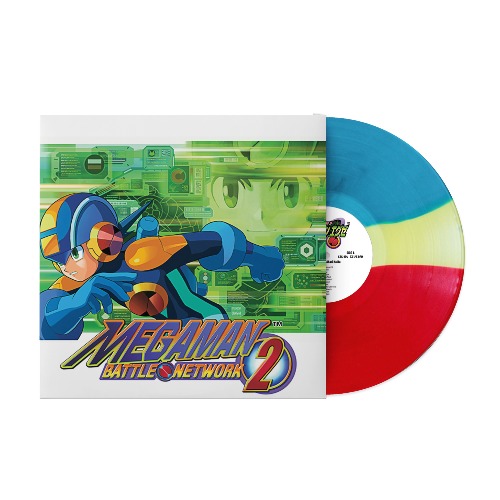 Mega Man Battle Network 2 (Original Video Game Soundtrack) - Yoshino Aoki (1xLP Vinyl Record) [Tricolor Variant]