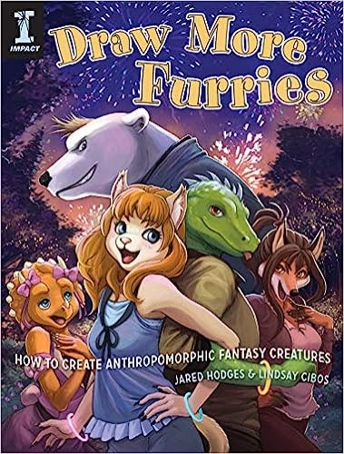 Draw More Furries: How to Create Anthropomorphic Fantasy Creatures - Paperback