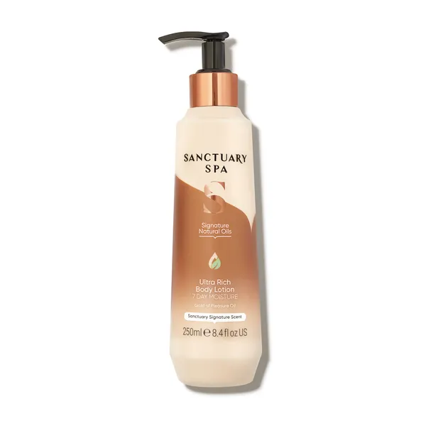 Sanctuary Spa Body Lotion Women, No Mineral Oil, Cruelty Free and Vegan Body Lotion for Dry Skin, 250 ml