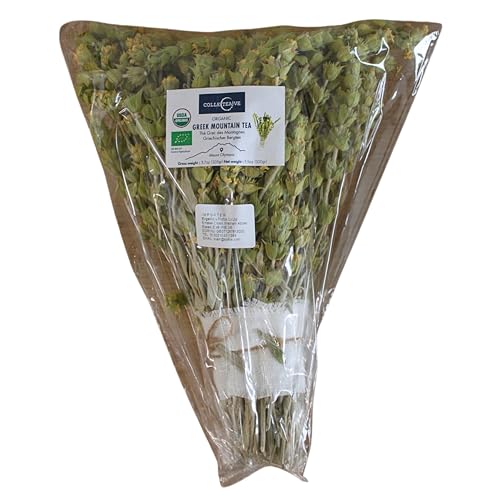 Collecteave Organic Greek Mountain Tea (Sideritis Raeseri) - Bouquet - 100 g - Bouquet