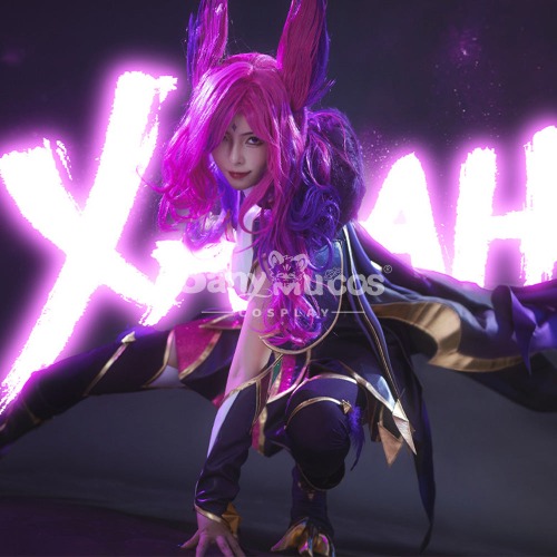 【In Stock】Game League of Legends Cosplay Star Guardian Xayah Cosplay Costume - S