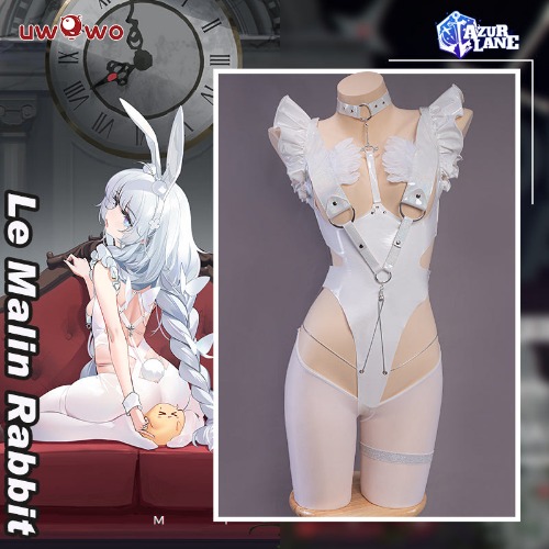【In Stock】Uwowo Game Azur Lane Live 2D Le Malin Rabbit Bunny Cosplay Costume - Set A M