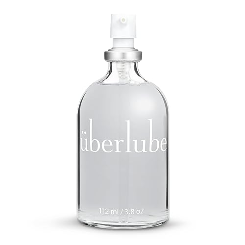 Uberlube Silicone Lube - 112ml Bottle Unscented Silicone Lubricant Personal Lubrication - Latex-Safe Sex Lube Liquid for Couples, Flavorless, Zero Residue Anal Lube, Works Underwater - 3.8 Fl Oz - 3.8 Fl Oz (Pack of 1)