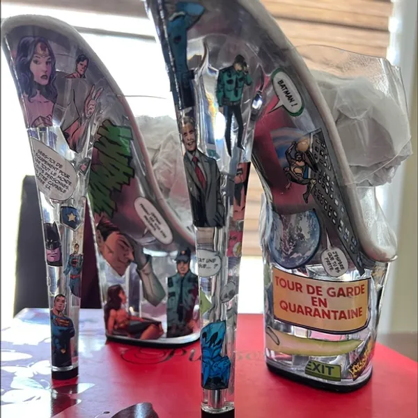 👠 Stripper heels custom 👠 Comic book