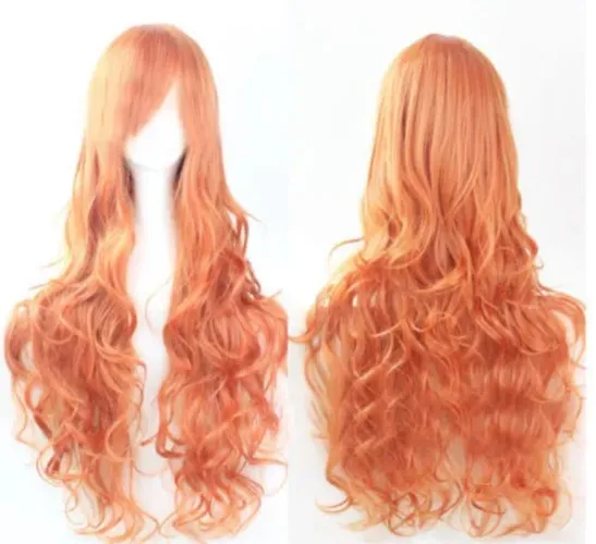 80cm Women Fashion Lady Anime Long Curly Wavy Hair Party Cosplay Full Wig  | eBay