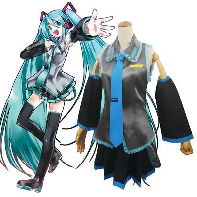 Anime Hatsune Miku Uniform Adult Princess Dress Cosplay Costume Birthday Party  | eBay