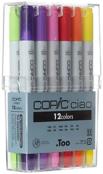 COPIC - Essentiels Set of 12 Ciao Markers