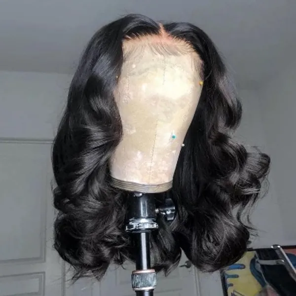 58.81US $ 46% OFF|Body Wave 13x6 Short Bob Wig 13x4 Lace Front Human Hair Brazilian Remy 4x4 Closure Loose Pre Plucked 180 Density Frontal Wigs|Human Hair Lace Wigs|   - AliExpress