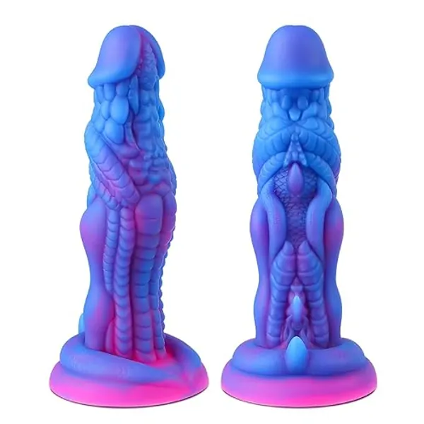 Realistic Monster Dildo for Women, 7.8" Huge Thick Anal Dildo with Strong Suction Cup, Fantasy Dildo Silicone Big Dragon Dildo G Spot Adult Sex Toys for Women or Men