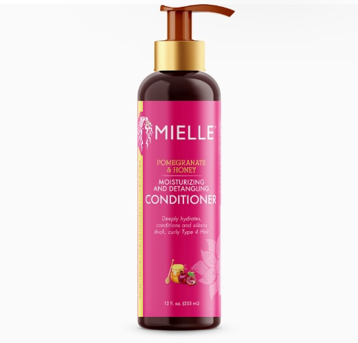 Mielle Organics Pomegranate & Honey Detangling Conditioner, Hydrating & Moisturizer For Dry, Damaged, & Frizzy Hair, Treatment 