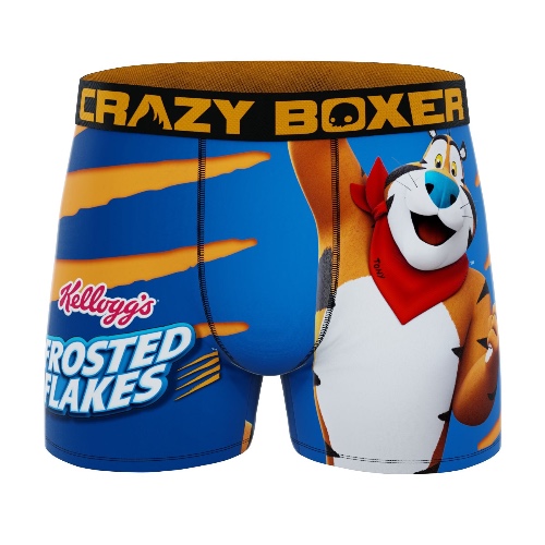 CRAZYBOXER Kellogg's Tony The Tiger Kid's Boxer Briefs | M (8-10) / Blue