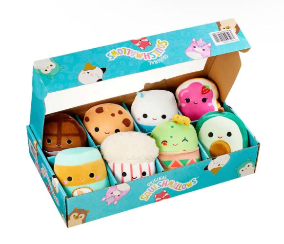 Squishmallows 5" Mini 8 Pack, Food