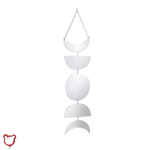 Acrylic Sun Moon Wall Mirror