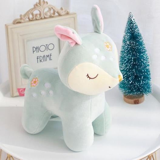 Sleepy Deer Plush - Green