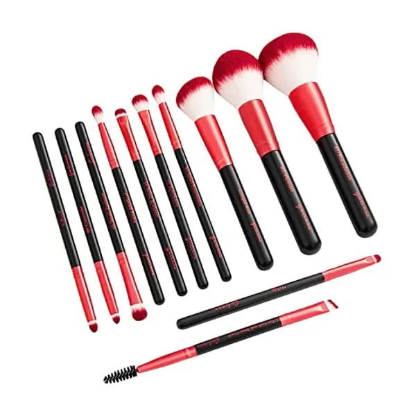 
                            GULANNE Makeup Brushes Set, Make up Brushes with case,Premium Quality Foundation Powder Concealers Eye Shadows Makeup Brush Set of 12, Gift Box
                        