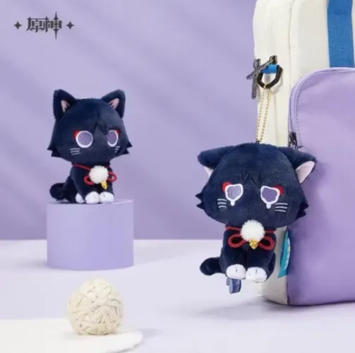 Official scarameow plush keychain 