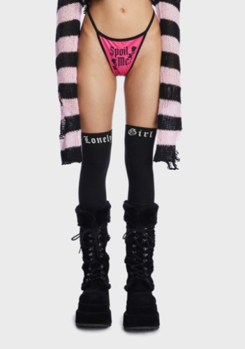 Spoil Me Graphic Thong | Small