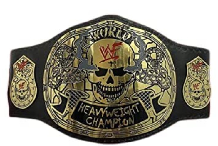 Stone Cold Steve Austin's Smoking Skull World Heavyweight WWE Replica Belt