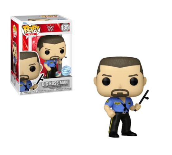Funko Pop! Big Boss Man WWE Figure With Protector Case