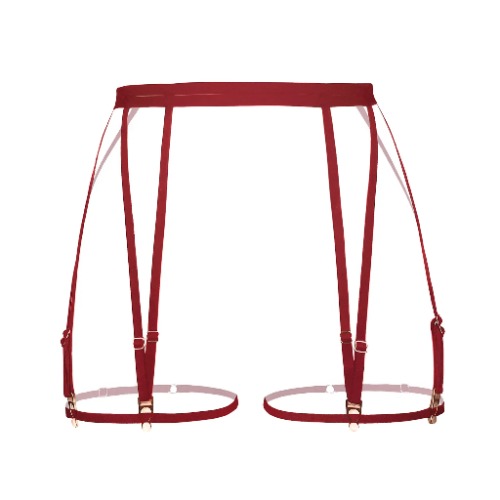 Frisson Garters Bloodstone 