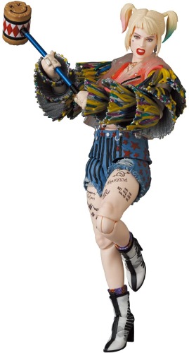 Birds of Prey - Harley Quinn - Mafex No.159 - Caution Tape Jacket Ver. (Medicom Toy) - Brand New